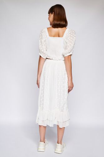 White Solid High-Low Set, White, image 6