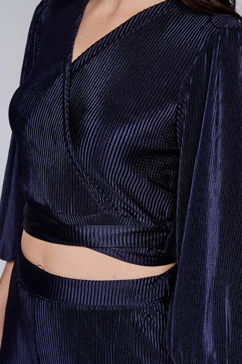 Navy Solid Straight Set, Navy Blue, image 4